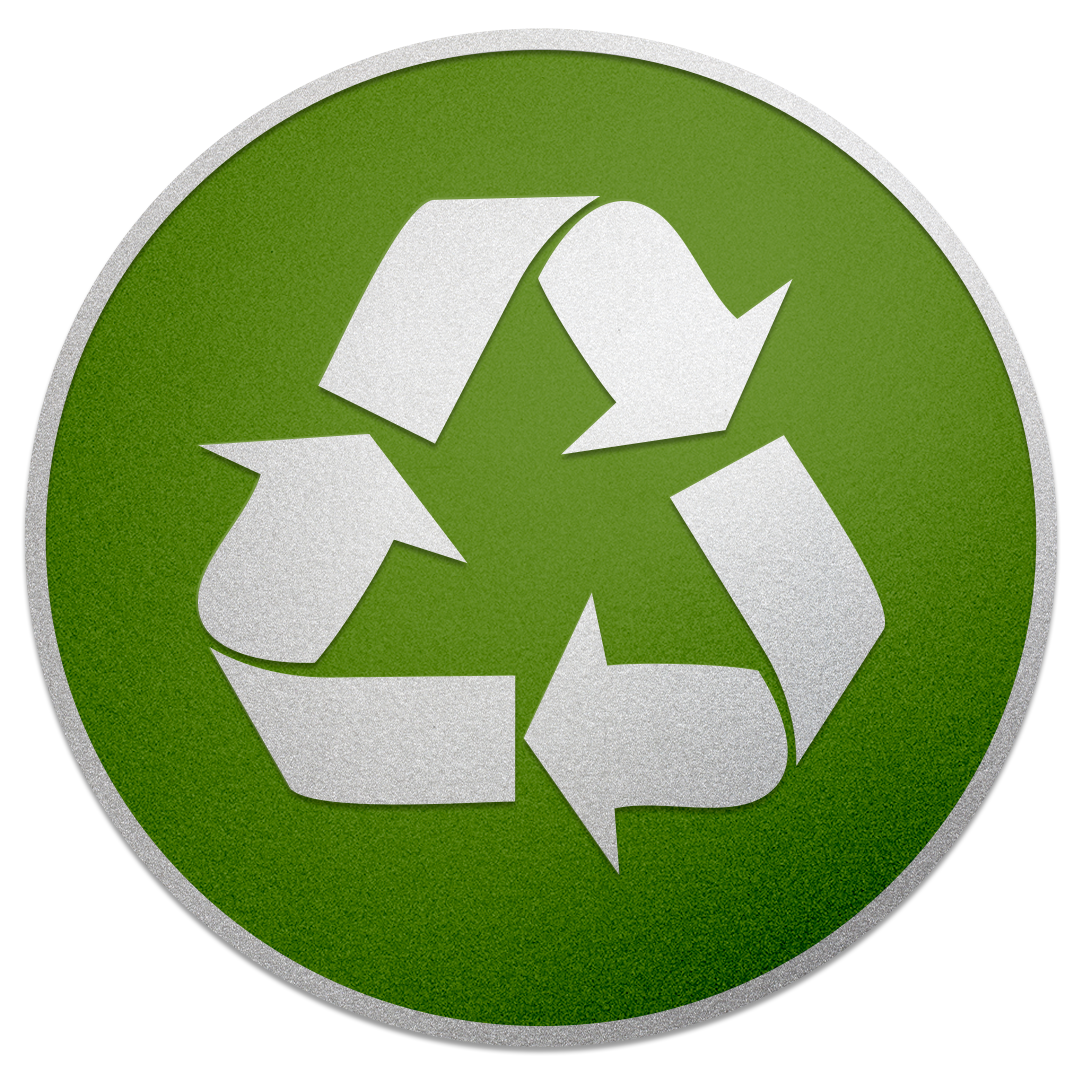 Hecho de material 100% reciclado y reciclable